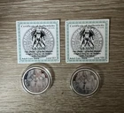 (Two) 1 oz. .999 Fine Nude Silver Coins (Zodiac Beauties…Gemini) with COA