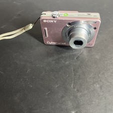 Sony Cyber-Shot DSC-W55 7.2MP Compact Digital Camera- Pink Needs Repair