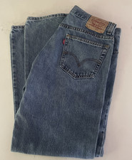 Levi's 517 Bootcut Jeans Men's 36x32 Blue Medium Wash Denim Red Tag Cotton