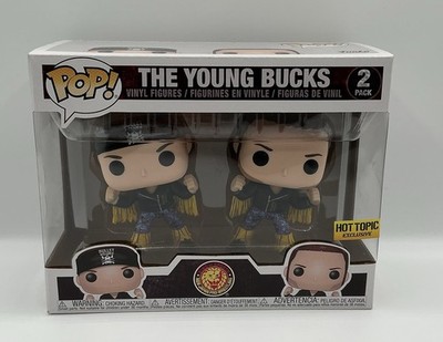 THE YOUNG BUCKS 2PK HOT TOPIC EXCLUSIVE  NEW JAPAN WRESTLING  FUNKO POP NEW