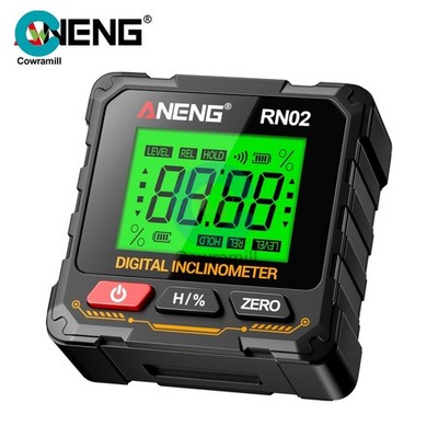 ANENG Digital Level Box LCD Angle Finder Protractor Inclinometer Bevel Gauge