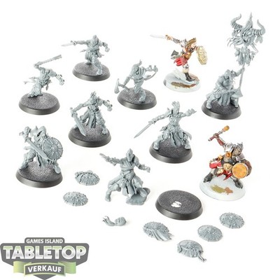 Slaves to Darkness - 10x Darkoath Marauders - teilweise bemalt
