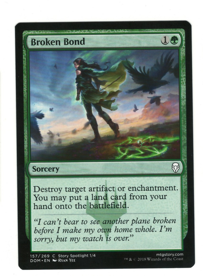Broken Bond 157 Common Dominaria Magic: The Gathering Near Mint