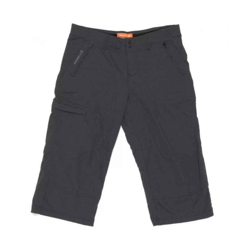 MERRELL SelectWick Belay Capri pantaloni da trekking cargo in nylon taglia 12 neri outdoor UPF