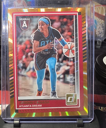 2025 Panini Donruss WNBA Basketball Orange Laser Jordin Canada #18