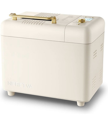 Neretva PE9706U Bread Machine 15 Programs 2.2 lb Beige Auto Crust Control