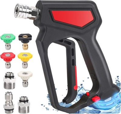 #ad #ad 5000 PSI 10.5 GPM High Flow Pressure Washer Short Gun Swivel Heavy Duty Power $39.99