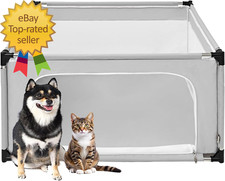 42X42X26 Inches Puppy Playpen without Top Cover for Dogs Cats Indoor or Outdoor