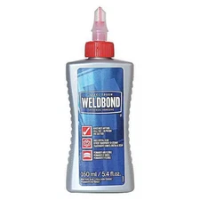 Weldbond Glue, White, 6 to 12 hr Full Cure, 5.4 fl oz, Bottle 058951501602