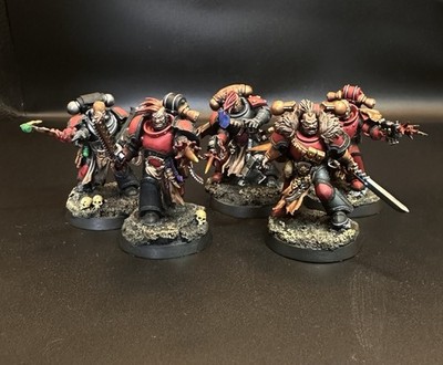 Warhammer 40k Chaos Red Corsairs Raiders - komplett bemalt und zusammengebaut, Tabletop