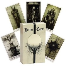 Horror Gothic Tarot Deck 78 Cards Divination Collectible Board Game