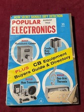 Popular Electronics Magazine August 1962 CB Equipment Guide Ham Radio Theremin