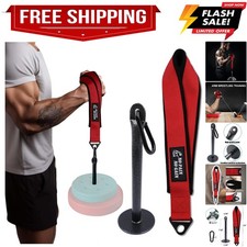 Arm Wrestling Training Strap Belt Hand Grip Arm Finger Forearm Exerciser Stre...