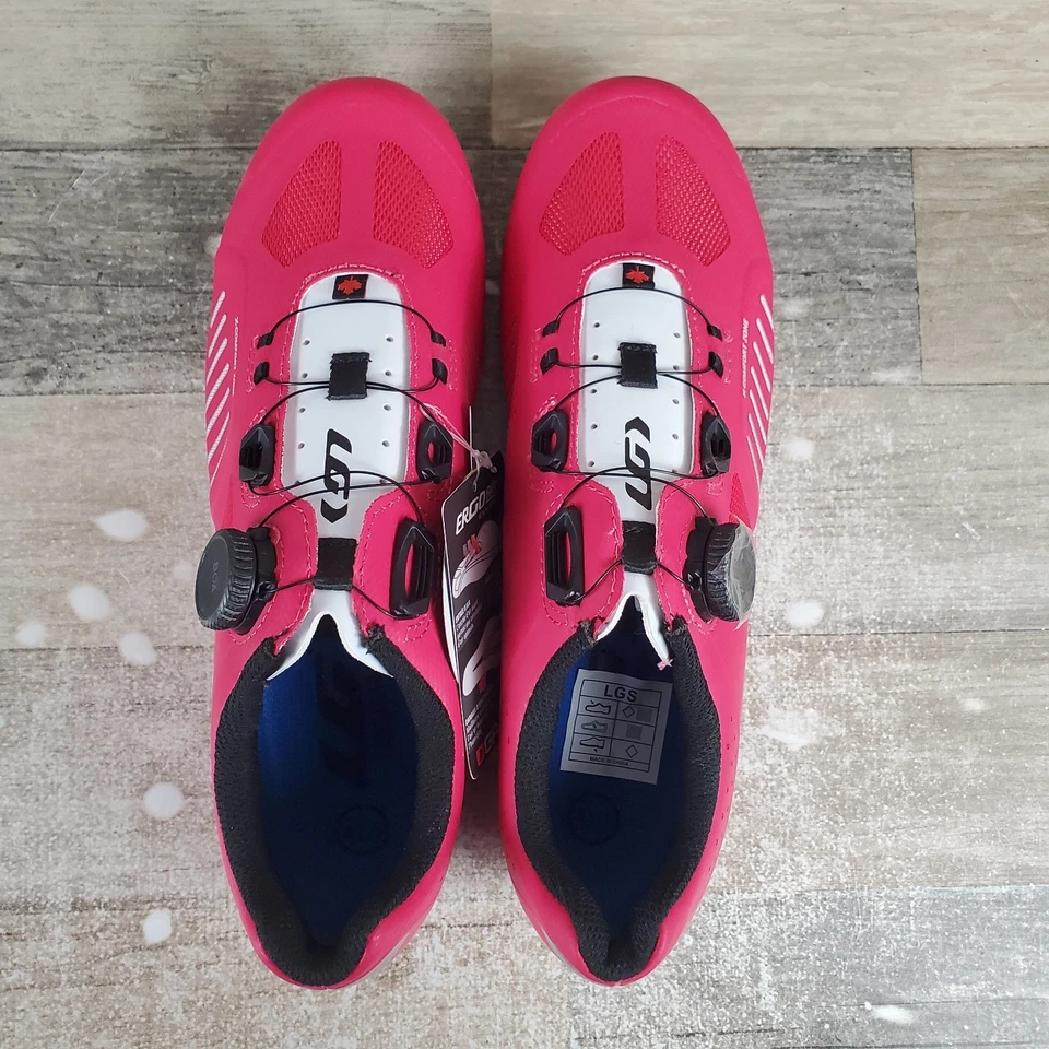 Louis Garneau Mujer Carbono XZ Zapatos de Ciclismo Talla 10.5 Rosa Oscuro Bicicletas Tenis Foto 4 de 4