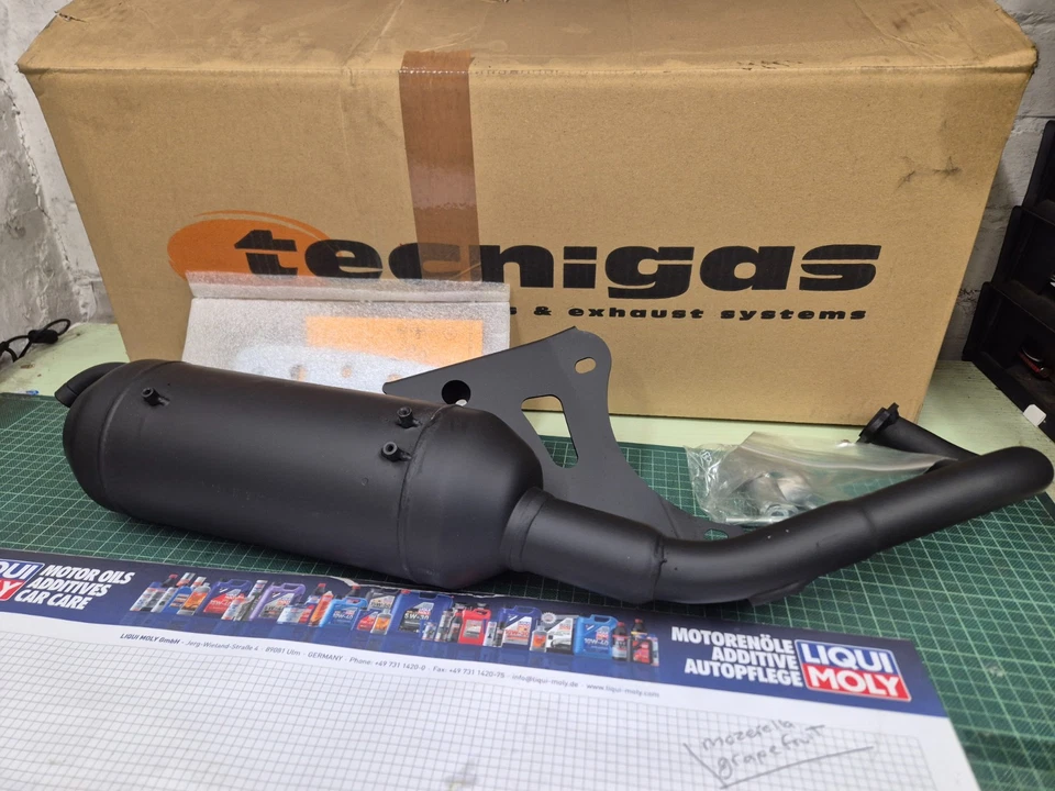TECNIGAS SILENT PRO Scooter Exhaust - 50cc for KYMCO SUPER 9 TOP BOY - image 2 of 4
