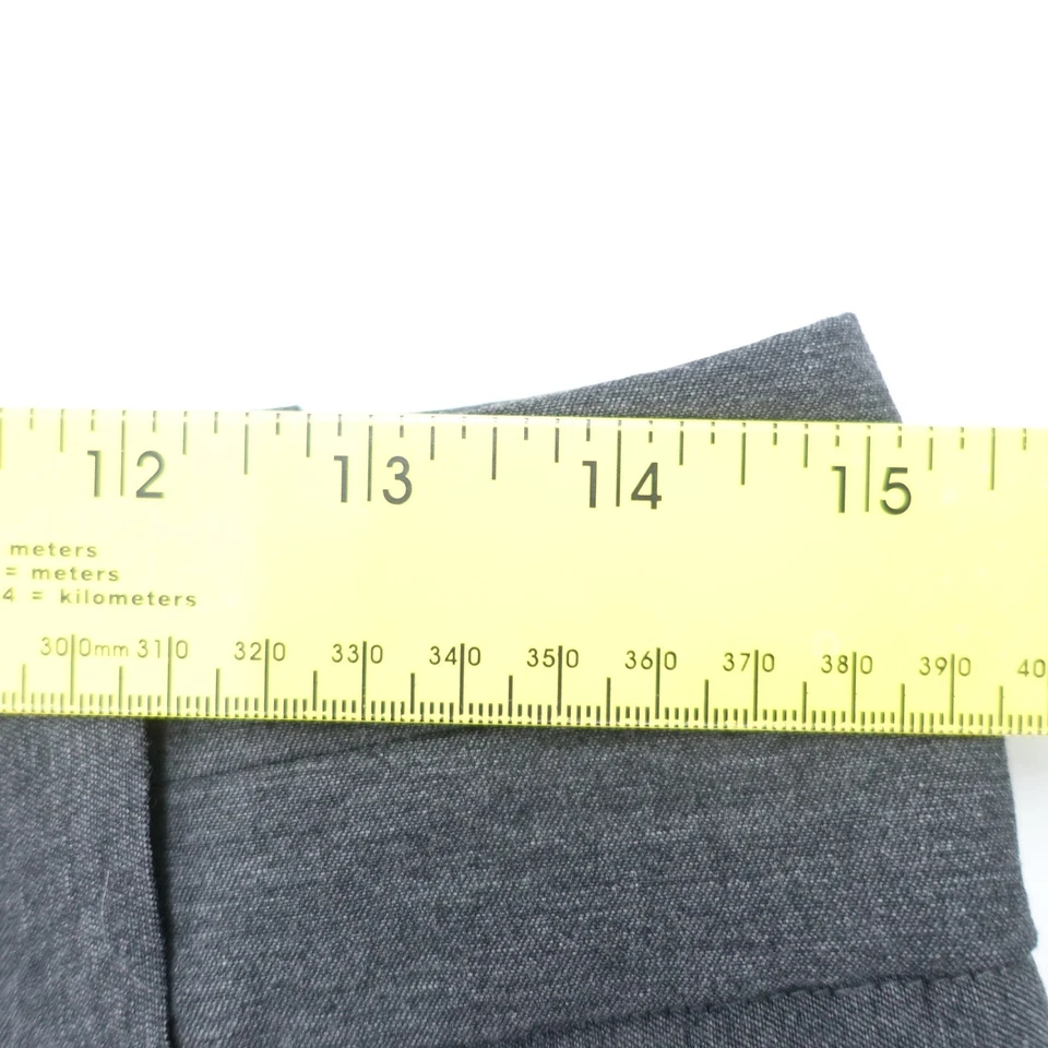 Pantalones de vestir The Limited para mujer 4 gris oscuro elástico exacto pierna acampanada ropa de oficina Foto 4 de 4