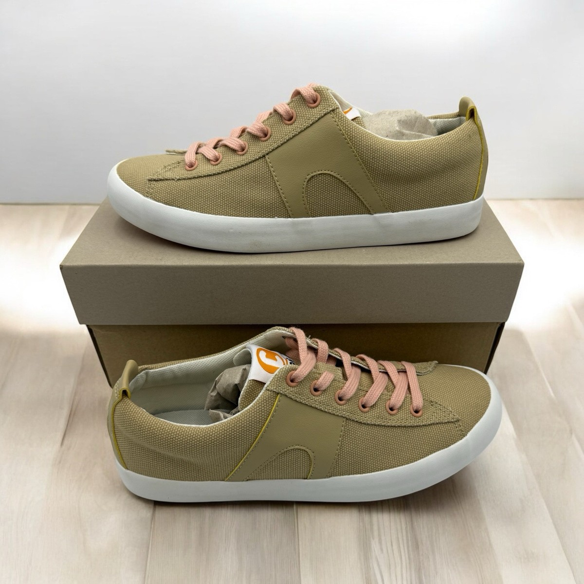 Camper womens Sneaker, Medium Beige, 10 US