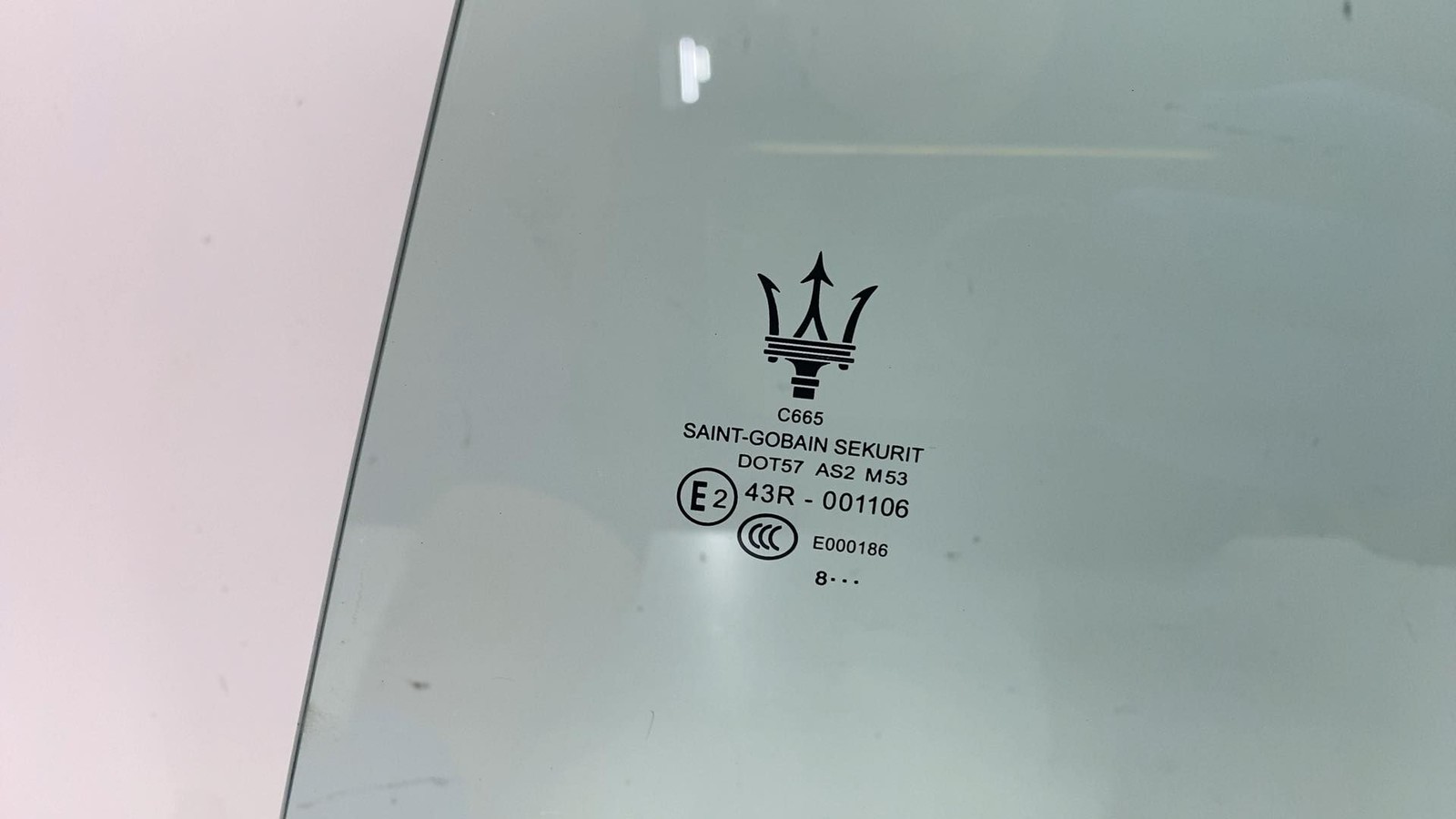 ⭕ 2014-2022 Maserati Ghibli Rear Driver Side Door Window Glass Left Assembly OEM