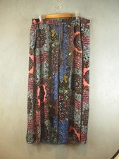 Johnny Was Pants Womens 2XL Multicolor Boho Print Wide Leg Velvet Burnout NWT