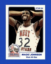 1984-85 Star All-Star Set-Break # 21 Magic Johnson NM-MT OR BETTER *GMCARDS*
