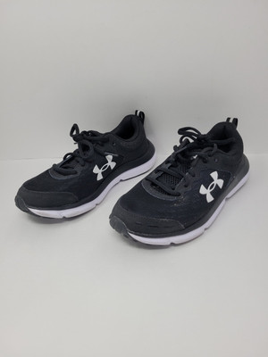 Under Armour Women Charged Assert 10 3026179 Black Running Shoes Sneakers Sz 7.5