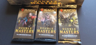 3 (three) x Magic: The Gathering Double Masters Draft Booster Pack