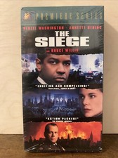 The Siege (VHS, 1999) Denzel Washington, Annette Bening, Bruce Willis New Sealed
