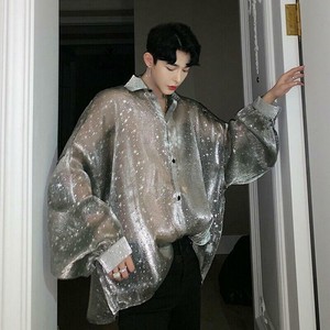 mens sequin dress shirt