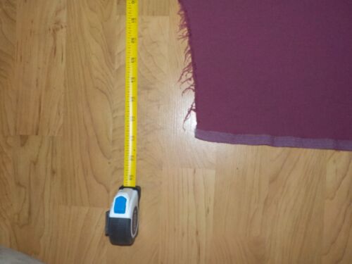 VINTAGE MEDIUM WEIGHT FABRIC MAUVE COLOR 55" WIDE 2 YARDS OR 1.8 METERS WASHED - Picture 5 of 19