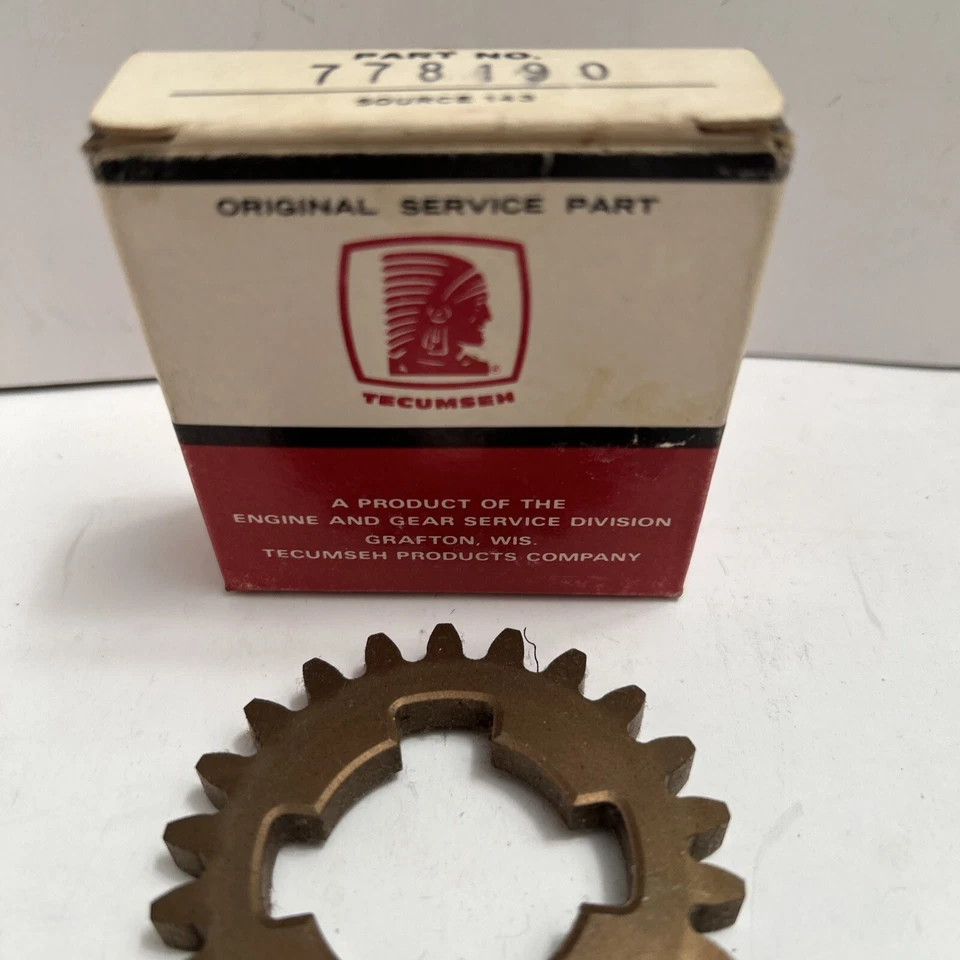 Tecumseh Replacement gear part # 778190, New - Image 3 of 4