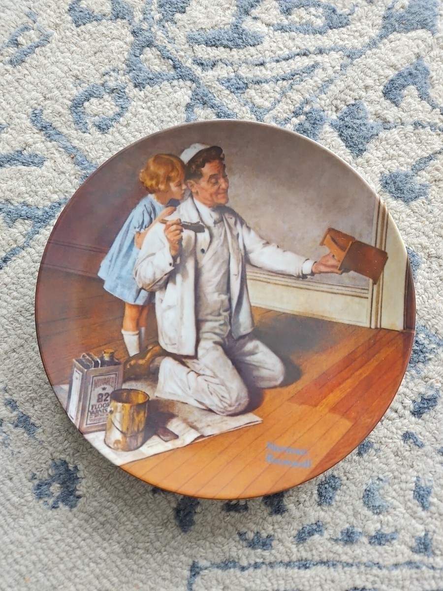 Norman Rockwell Plate 1983 Bradex# 84-R70-37 Plate# F11948 