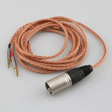 16 Core Pure OCC Headphone Cable For Beyerdynamic T1 T5P II AMIRON HOME 3.5mm Pi