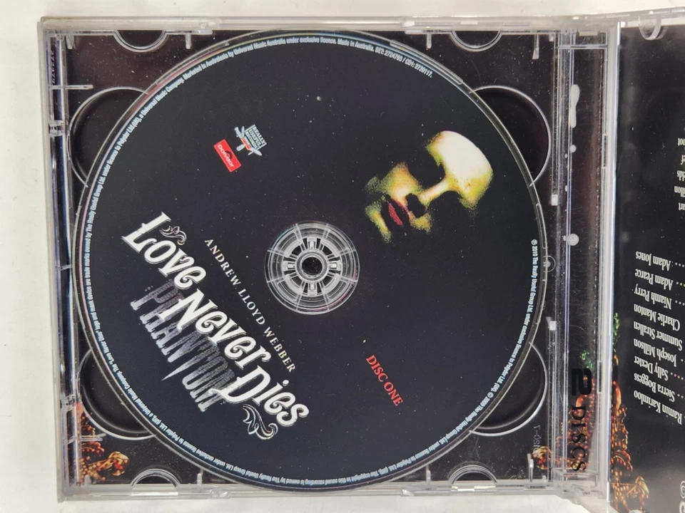 Andrew Lloyd Webber - Love Never Dies CD 2 Disc 2010 UK 2724793 Phantom - Image 2 of 4