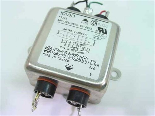 Corcom 10VK1 EME Filter HC45 120/250V 10A 50-60HZ F7143