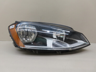 2015-2017 VOLKSWAGEN GOLF FRONT RIGHT PASSENGER HEADLIGHT HALOGEN OEM ...