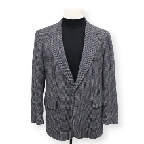 PENDLETON VINTAGE TWEED mens gray plaid WOOL sport coat suit jacket blazer 40 R - Picture 2 of 16