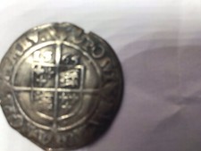 1565 Elizabeth 1st Sixpence  Hammerd Silver Coin In Nice Condition 