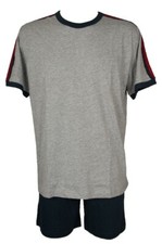 Mens Cotton Short Sleeve Pyjamas Crew Neck Short Pants SPIDER SPORT Item