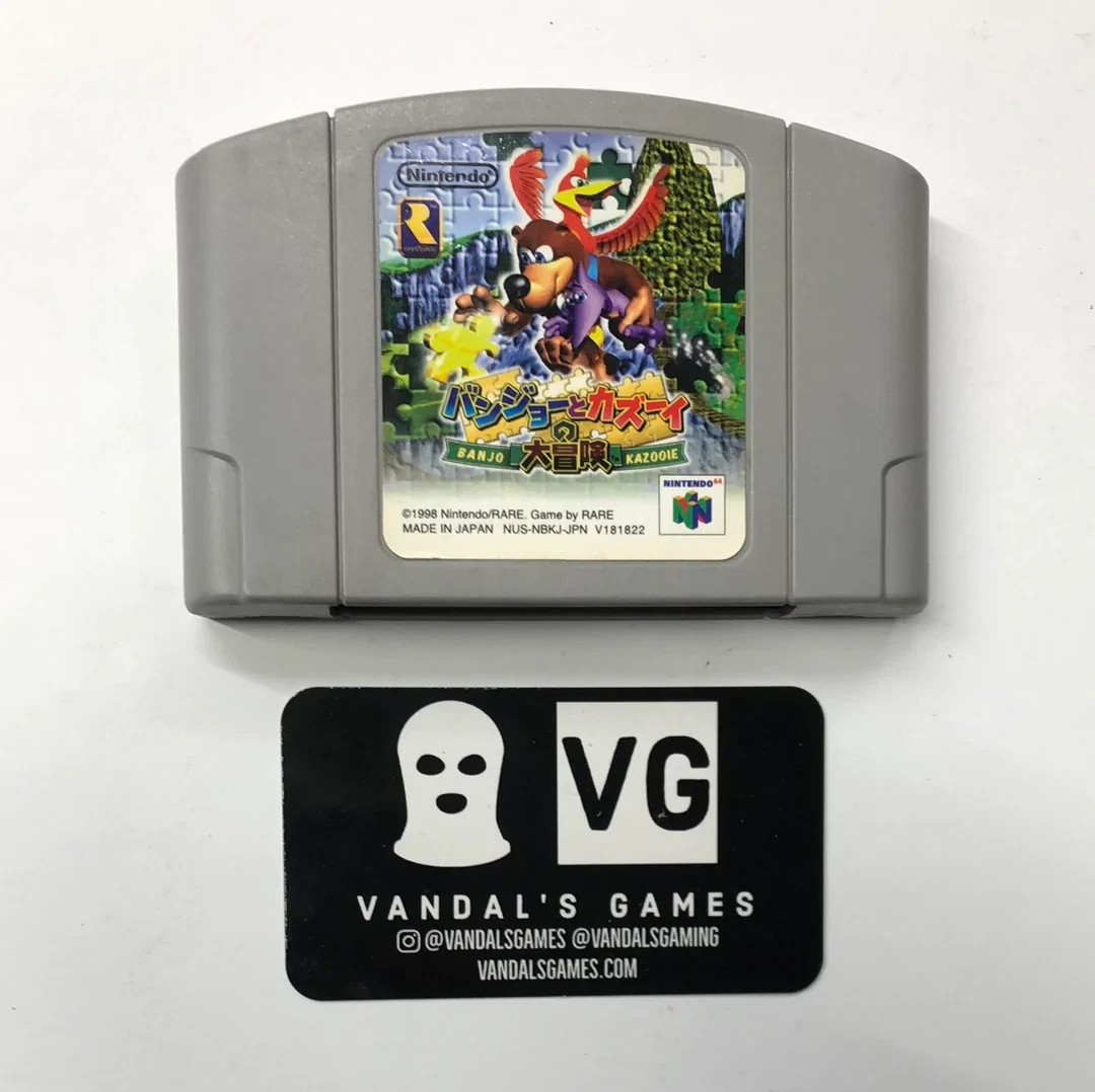 Banjo-Kazooie N64 Game,US Version 