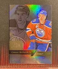 2016-17 Fleer Flair Showcase Connor McDavid 2nd YR Row 1 Seat 11 Edmonton Oilers