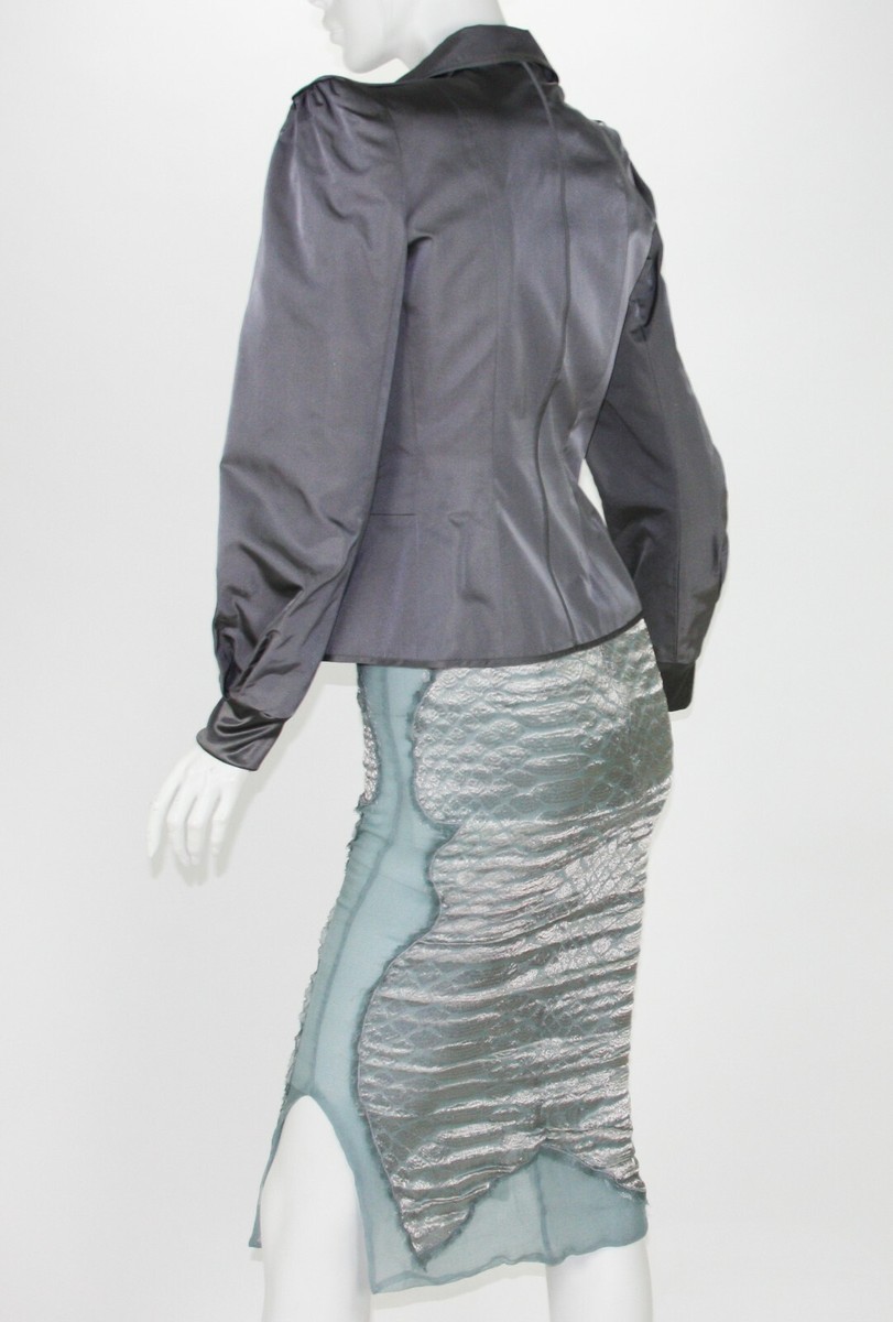 Tom Ford for Yves Saint Laurent F/W 2004 Silk Pagoda Jacket