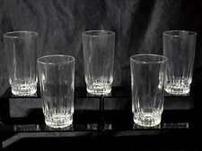 ARCOROC 10 Ounce Flat Tumbler LANCER 5.5" Iced Tea Highball Glass - Set Of 5