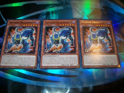 3x Thunder Dragonroar 1st Edition Rare MZTM-EN077 Yu-Gi-Oh!