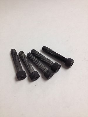 Lot of 5 MS16995-53B Socket Head Cap Screw BLACK/OXIDE 1/4''-20 Thread 1-1/4''Long