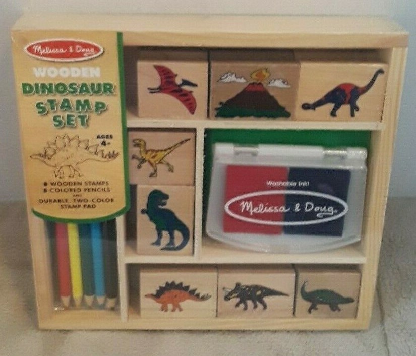 melissa and doug dinosaur stamp set