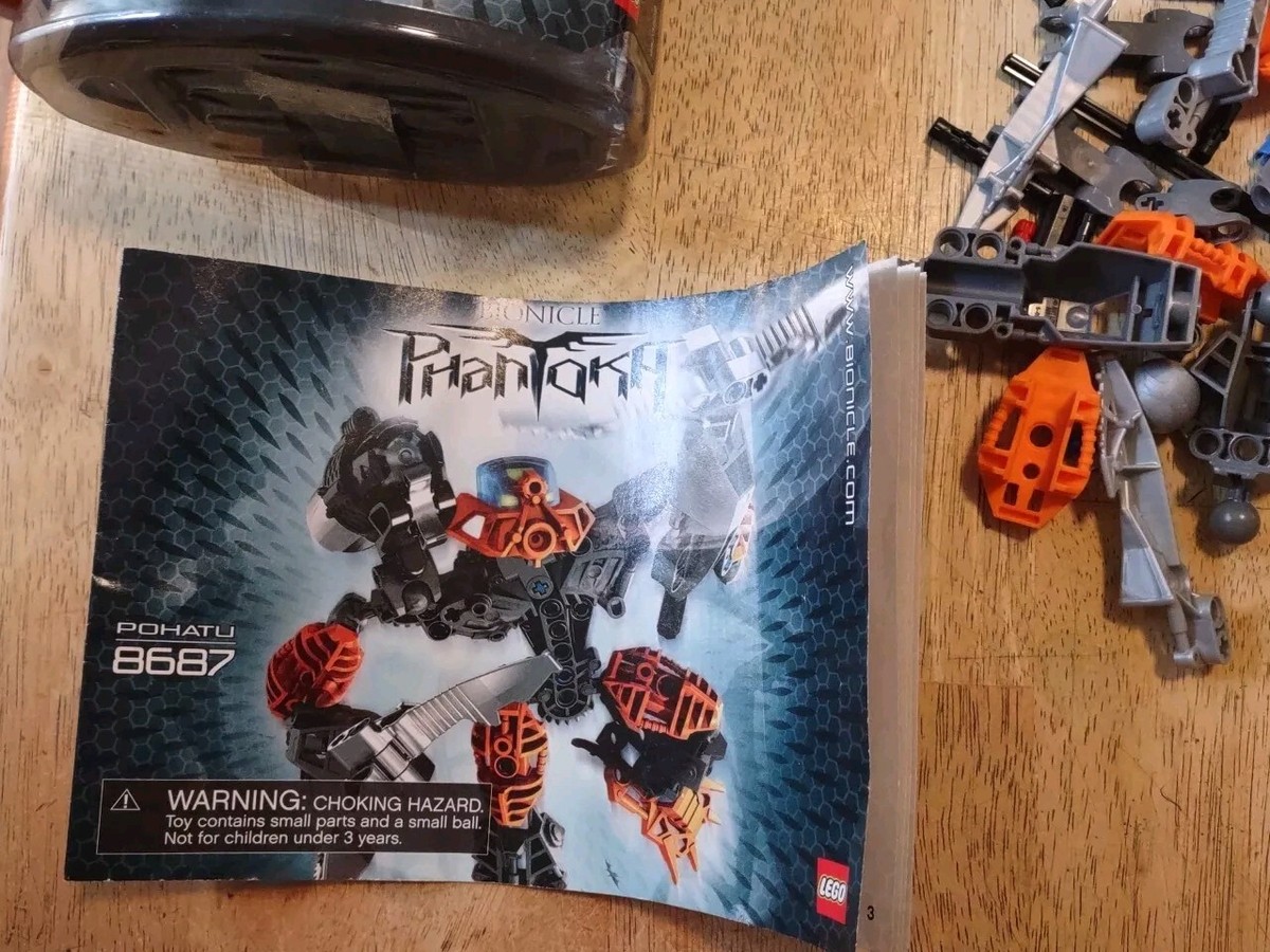 LEGO BIONICLE: Toa Pohatu (8687) Complete 673419102049| eBay