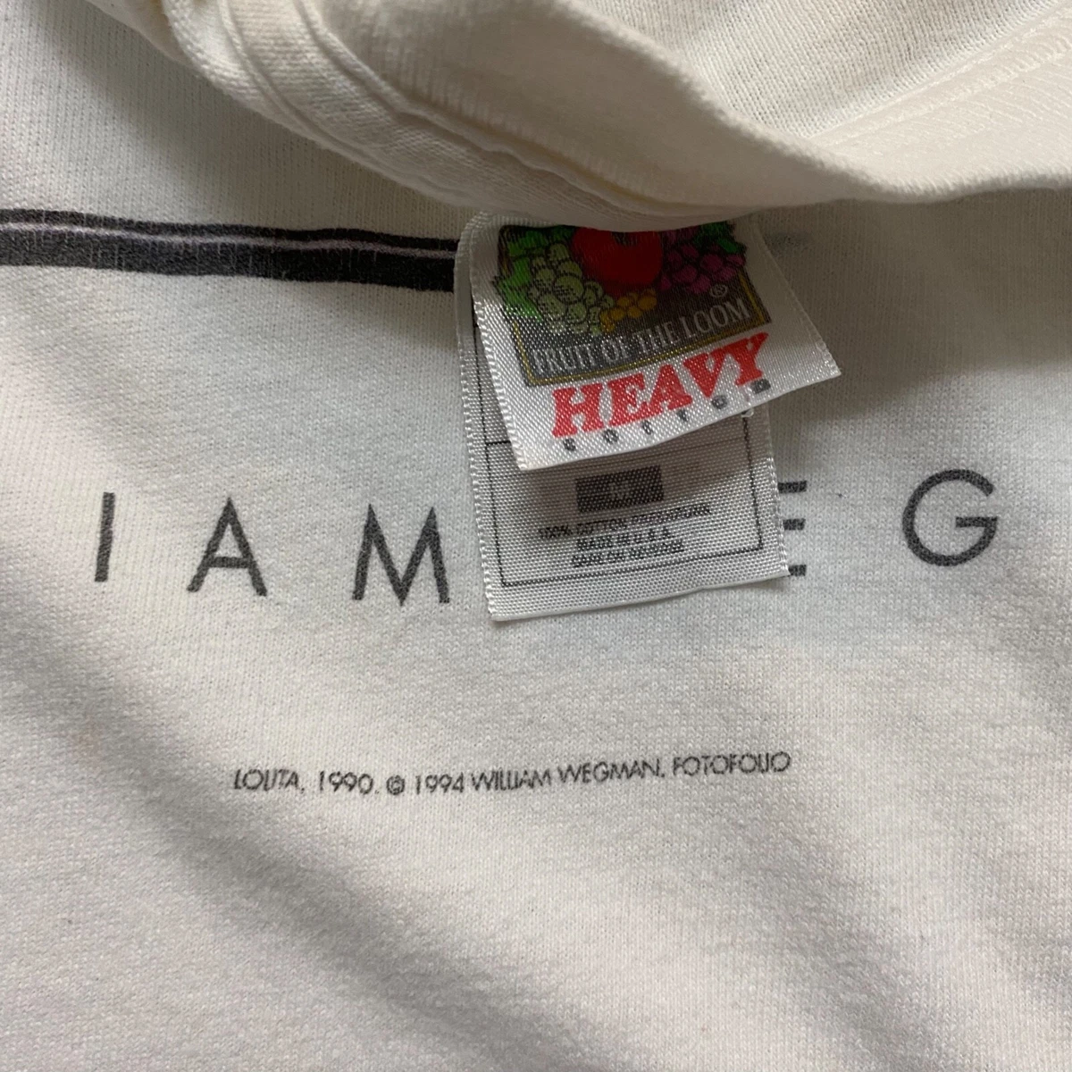 VTG 90s William Wegman Lolita Art T Shirt Single Stitch Weimaraner Graphic  Chair