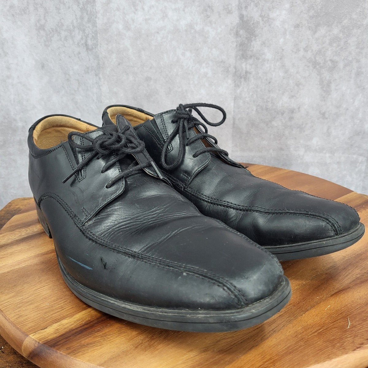 Clarks Men\'s Black Leather Touring Oxford Shoes Size‎ 8.5 Men main image 3