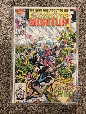 Strikeforce: Morituri #4 (03/1987) Marvel Comics 