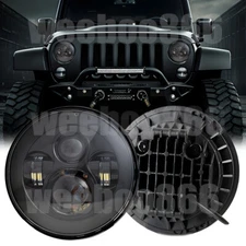 for Jeep Wrangler JK LJ TJ CJ 7" Round Newest Led Headlight Headlamp Sealed Beam